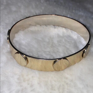 Vintage Gold Tone circle Bangle